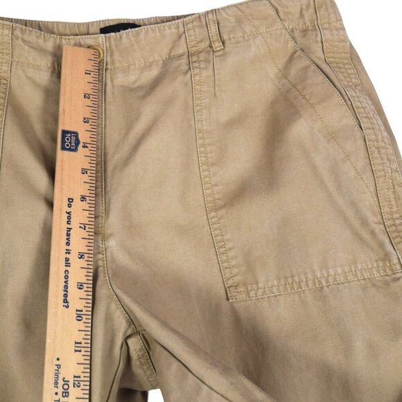 Talbots Khaki Utility Pants Size M Chorecore Ankle Cotton Lyocell Casual - Picture 10 of 11